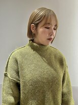 マイル 渋谷(mile)&nbsp;【SATSUKI】ミニボブ / まろやかブロンド