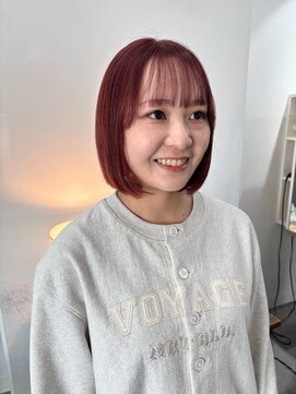 シー(thee) ボブ×カシスピンク