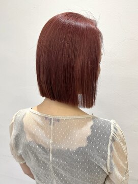 オレンジ梅田店(ORANGE) ボブ/オレンジピンク/Wカラー【ミナ】