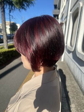 コタコット(cote a cote) ワインレッド