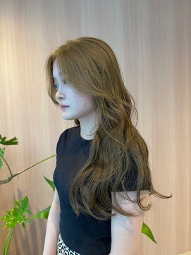 オン キャナルシティ博多前店(on) 【竹内哉汰】透明感オリーブベージュ/大人ロング/20代/博多