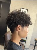 波巻きパーマツイストスパイラルパーマメンズ東区新潟駅