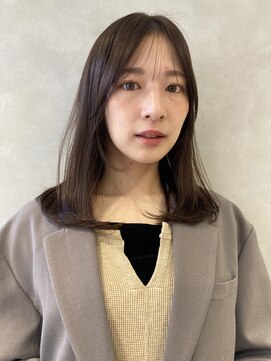 フォト イケブクロ(foto IKEBUKURO) ミディアム暗めカラーデザインカラーフェイスフレーミング