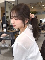 コート 表参道(Cote)&nbsp;美髪レイヤーカット／顔まわりレイヤー／ロングレイヤ 一/前髪