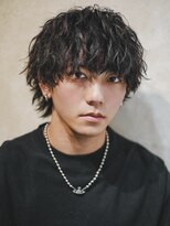 ルースト 京都四条大宮店(ROOST)&nbsp;マッシュウルフ/シャドウパーマ/men's／京都