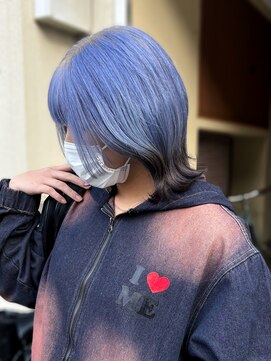 ダーツ(darts) "dartsマツダレン"ブリーチ2回～【ブルーカラー×エンドカラー】