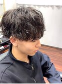 シャドウパーマ【メンズ/パーマ/眉毛/沖縄市/美里】