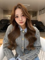 ロンドルピナス 小倉(Lond Lupinus)&nbsp;ミディアムヘア暗めカラー/デザインカラー/フェイスフレーミング