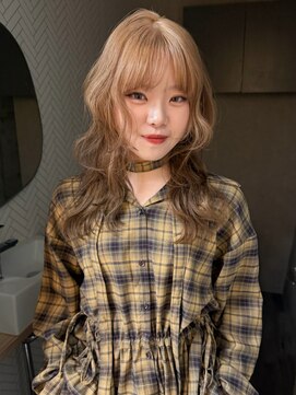 アロ 大阪梅田(alo) 【momoa】ブラウンベージュ《ブリーチ/大阪梅田》