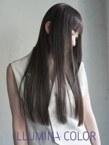 フー(fue’) イルミナカラー/ダークブラウン/ストレートロング