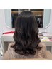 【韓国ヘア、コテ巻きヘアに】カット+ コテ巻き風韓国パーマ