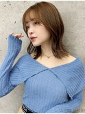 20代・30代_こなれミディ_切りっぱなし_くびれヘア
