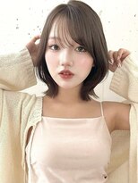 ファナ ブルーム(fha-na bloom)&nbsp;☆シースルーバングくびれミディアムレイヤー☆韓国風イメチェン