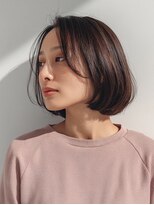 ロディーナコク 大口 新子安(rodina.coc)&nbsp;ミルクティーブロンド/ダークブルー/デジタルパーマ/大口新子安