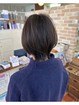 セットアップ 岡山北長瀬店(SET-UP) ダークブルー　ショートレイヤー／ダークアッシュ