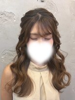 エフェ(effet)&nbsp;正面盛れ！耳出さないハーフツイン☆