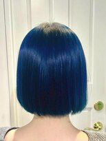 マティーナ ヘアー 池袋(Matina hair)&nbsp;【ボブ　ビビットブルー】池袋美容室