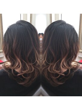 リッシュ 都賀店(Lish) 《外国人風》バレイヤージュベージュカラー