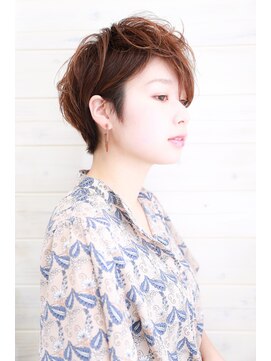 オーシャン(Ocean) [OCEAN Hair&Life]大人可愛い☆毛先パーマ☆マニッシュショート