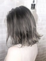 オーブ ヘアー ウィズ 仙台店(AUBE HAIR with) 【AUBE HAIR】シアグレー_外ハネボブ