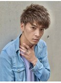Le'a齋藤ショート刈り上げモヒカン/ミルクティーベージュ☆