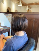 アドラーブル 女池店(adorable) 【前下がりボブ】【ハイライトカラー】【20代30代40代】