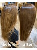 30代女性　髪質改善コース