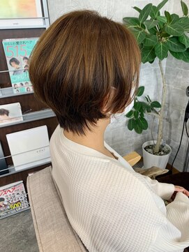 リル(lil) くびれショート【イルミナカラー/宇都宮美容室/鹿沼美容室】