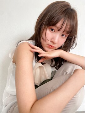 オーリーエトワ 御器所(oorry.etwa) 【OORRY.etwa】透け感ナチュラルブラウン