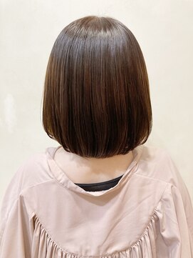 アロマ ヘアルーム 池袋店(AROMA hair room) 大人ガーリーチョコレート小顔ボブハイライト/池袋/池袋東口