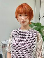 クリアーオブヘアー 栄南店(CLEAR of hair) オレンジ×ウルフ/RIHO
