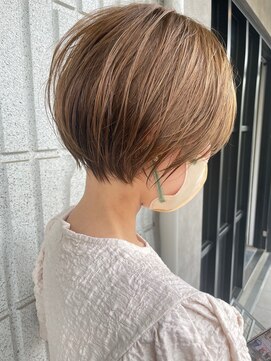 サンド 表参道(sand) ショートボブパーマ20代30代40代イヤリングカラー大人可愛い