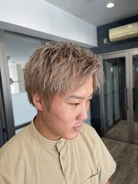 アミ ヘアー ガーデン(ami hair garden) ミルクティーベージュ×スパイキーショート