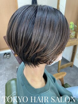 東京ヘアーサロンの写真/ON/OFFでもこなれ感のあるショートスタイルへ◎カウンセリング×フレームカットでデザイニング♪