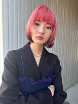 スペシャルオオサカ 難波店(Special OSAKA) 【Special OSAKA】ピンクエンドカラーボブ