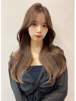 ボタン シブヤ(VOTAN SHIBUYA)&nbsp;10代20代韓国内巻きくびれレイヤーロング　小山