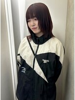 ゼスト パーク(ZEST PARK)&nbsp;ボルドーカラー 酸性ストレート ウルフカット 吉祥寺《宮坂》