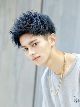 リップス レイ ギンザ(LIPPS Ray GINZA) グロスブルーモヒカン　ソフトツーブロック