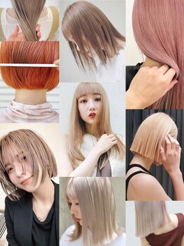 ウーフ(U-fu)の写真/遊び心のあるデザインカラーでヘアスタイル＋αのかわいいを◎お客様のライフスタイルに合ったカラーを提案