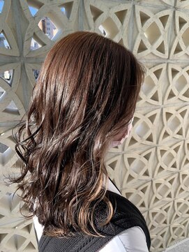 ワクヘアー(WaKu hair) イヤリングカラー/ブラウン＋ベージュ