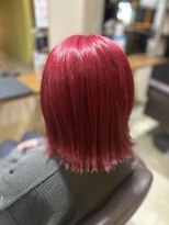 エトワヘアー(Etowa hair) ボブ/ブリーチ/ピンクレッド/1ブリーチ