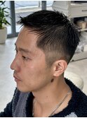メンズカット眉カット刈り上げツーブロックフェード