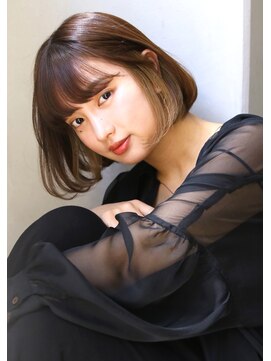 ロゼ 甲子園口(Rose) 【ROSE】インナーカラー__ボブ_ブリーチ_前髪