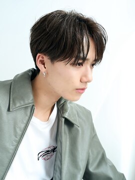 ロンドアンメゾン 原宿(Lond un Maison.) ダークアッシュ/センターパート/韓国ヘア/メンズスタイル