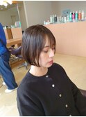 ショートボブ【ブリーチ/ハイライト/パーマ】