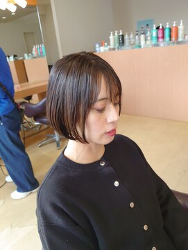 シャンプーボーイ 佐世保駅前店(SHAMPOO BOY) ショートボブ【ブリーチ/ハイライト/パーマ】