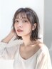 【サラツヤ×透明感★】カット＋ケアブリーチ＋スロウカラー　￥19800
