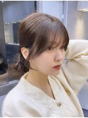 韓国レイヤー/韓国風/ボブ/髪質改善/黒髪/ブリーチなし〔池袋〕