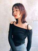 メーヴェ(Mowen) mowen 南堀江　ボブウルフ　シアーベージュ