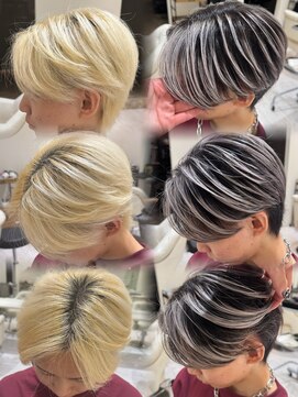 バース 梅田中崎町店(BIRTH) メンズハイライトバレイヤージュメッシュ